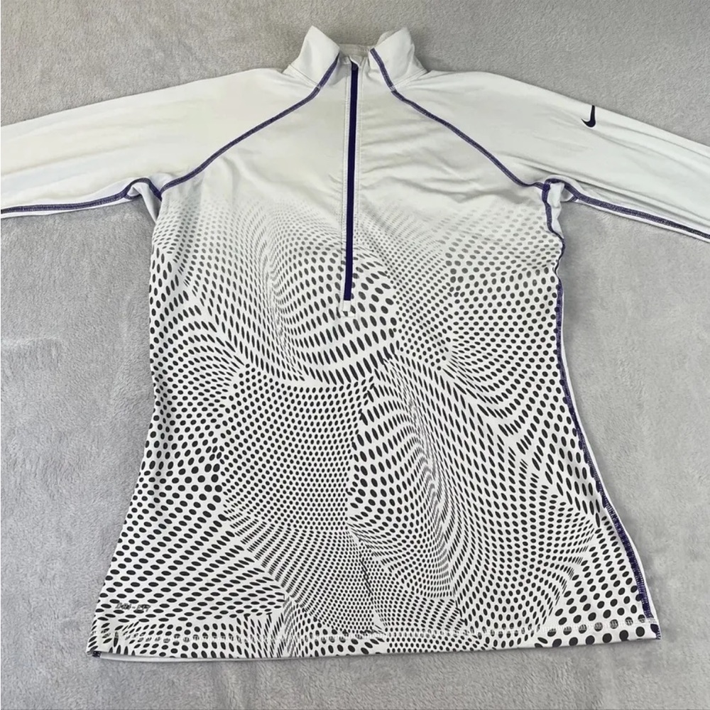 Nike Pro womens 1/2 zip long sleeve pullover size XL